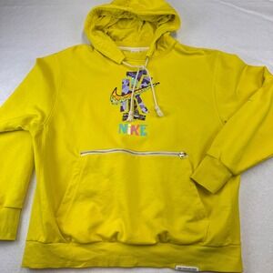 Nike Standard Issue Mens Yellow Spong Bob Graphic Hoodie Standard Issue  XL READ